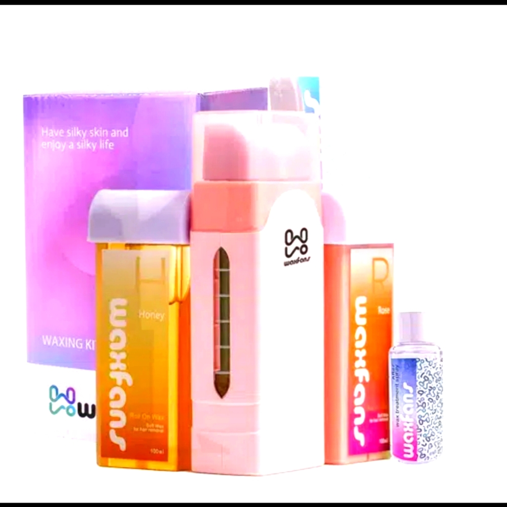 Roll on waxing kit